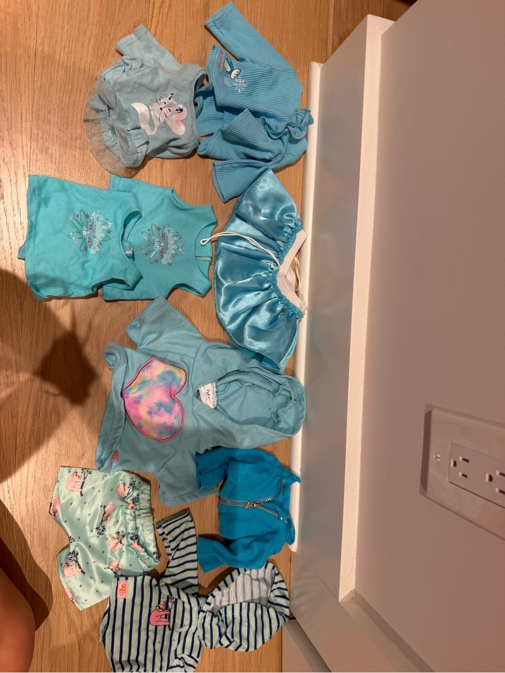 American Girl blue clothing bundle